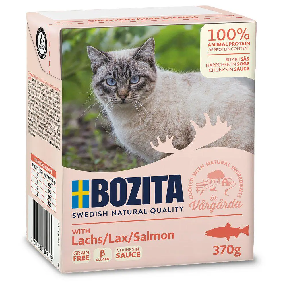 Bozita Kattefoder Bidder i Sovs med Laks 370 gram
